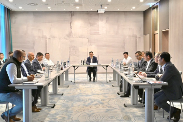 王志堅到德國、奧地利調研權屬企業、走訪戰略合作伙伴
